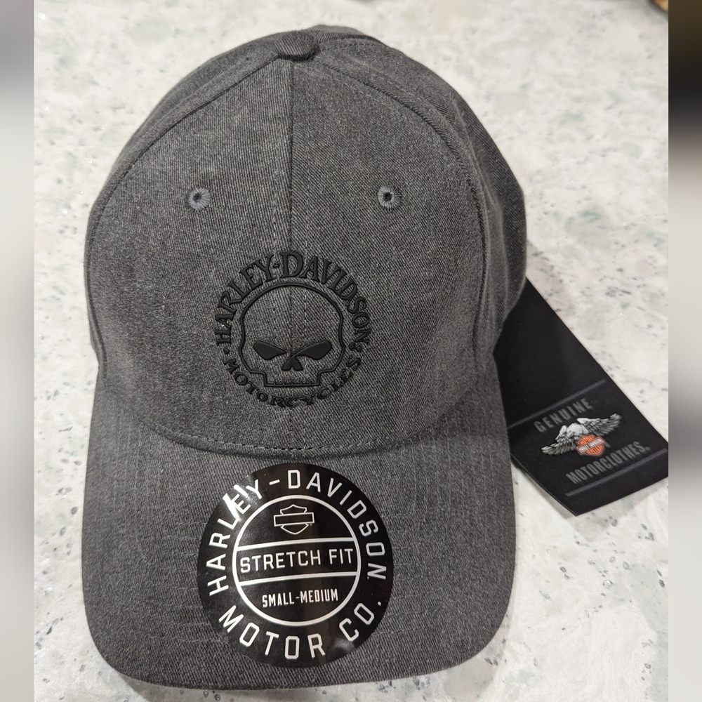 Harley-Davidson Gray Stretch Fit Cap